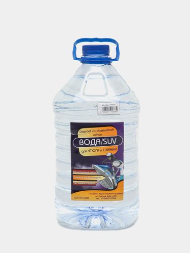 Dazmollash uchun distillangan suv, 5 l