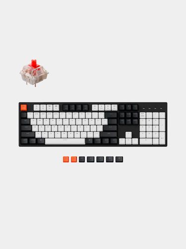 Клавиатура Keychron C2 104 Key Gateron G Pro, Красный