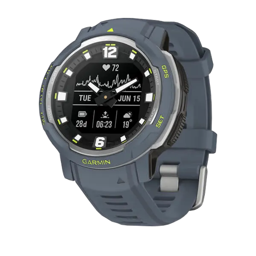 Смарт часы Garmin Instinct Crossover, Синий, 23 мм