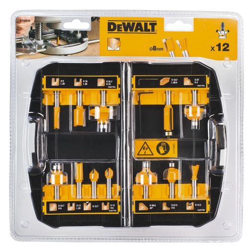 Набор фрез 12 шт Dewalt DT90016-QZ, купить недорого