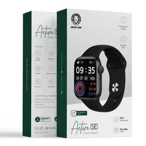 Смарт-часы Green Lion Smart Watch Active SE, Черный, 50 mm, купить недорого