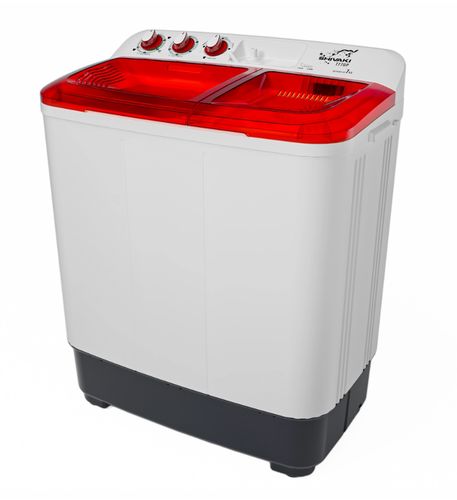 Полуавтоматическая стиральная машина Shivaki TT70P, Белый-красный, купить недорого