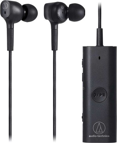 Simli naushniklar Audio Technica ATH-ANC100BT, qora