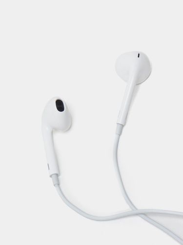 Simli naushniklar Apple EarPods Type-C, oq