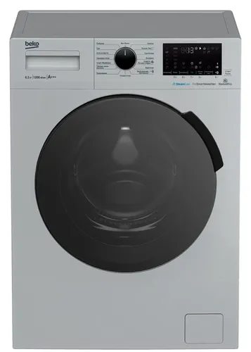 Стиральная машина Beko WSPE6H616S, Серебристый