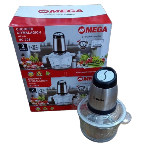 Чоппер для мяса Mega MC-908 3литр, Черный