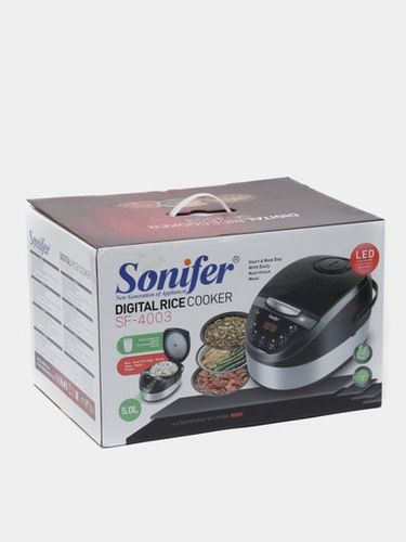 Мультиварка Sonifier SF-4003, Черный, arzon