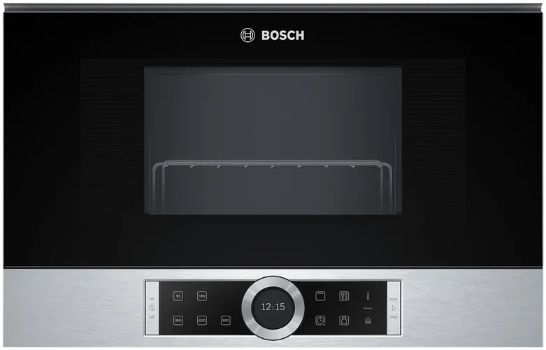 Встраимавая микроволновая печь Bosch BEL634GS1, Черно-белый