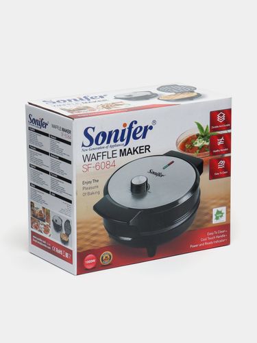 Вафельница Sonifier SF-6084, Черный, в Узбекистане