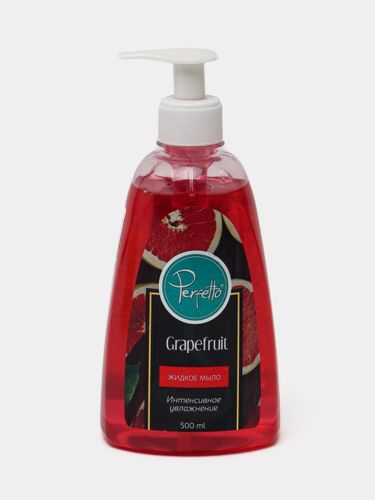Жидкое мыло Perfetto Grapefruit, 500 мл, Красный