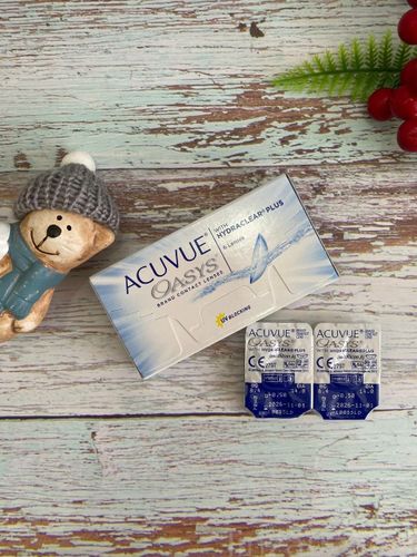 Контактные линзы Acuvue Oasys with Hydraclear Plus, -3.25 SPH