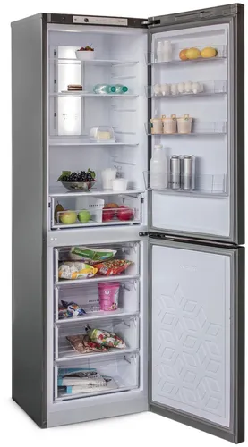 Холодильник Бирюса-I880NF, Стальной, фото