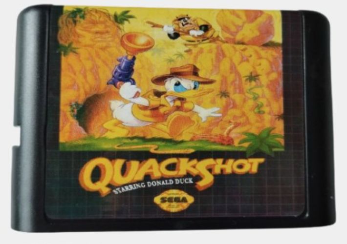 Картридж для игровой приставки Sega 16 bit Quack Shot