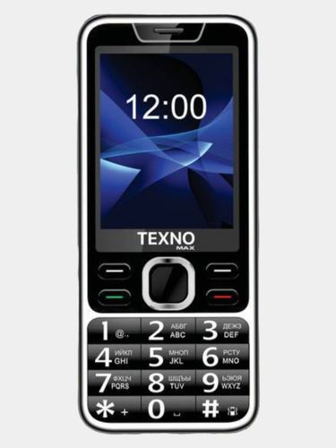 Telefon Texno Max 024, Qora