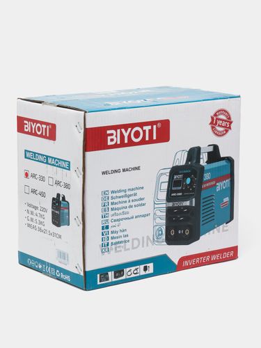 BIYOTI ARC-330A invertorli payvandlash apparati, 77300000 UZS