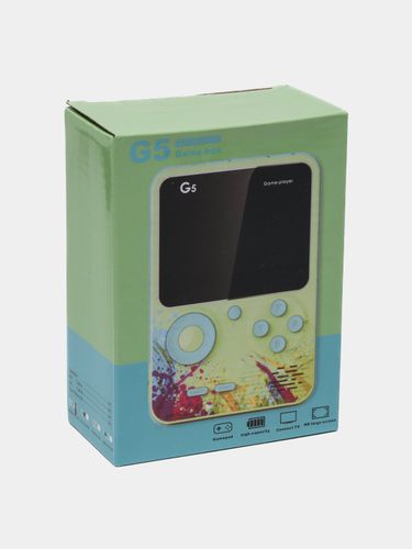 Ретро игровая приставка Sup G5 Game Box Portable, Лайм, в Узбекистане