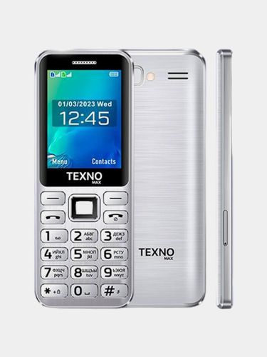 Телефон Texno Max 050, Серый, в Узбекистане