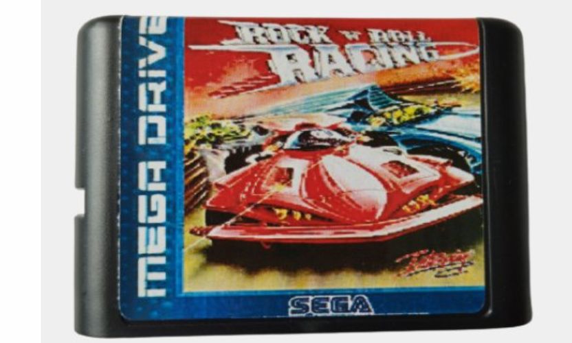 Картридж для игровой приставки Sega 16 bit Rock Roll Racing