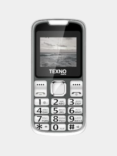 Telefon Texno Max 023, Kulrang