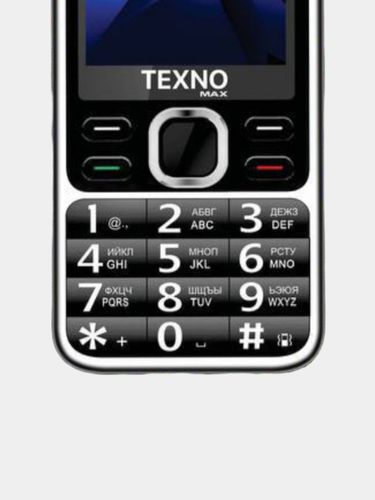 Telefon Texno Max 024, Qora, купить недорого