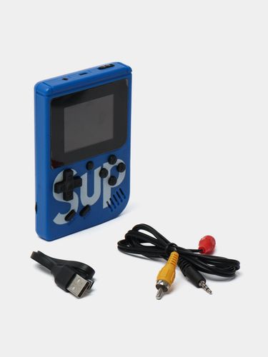 Портативная игровая приставка Sup Game Box Plus, Синий, фото