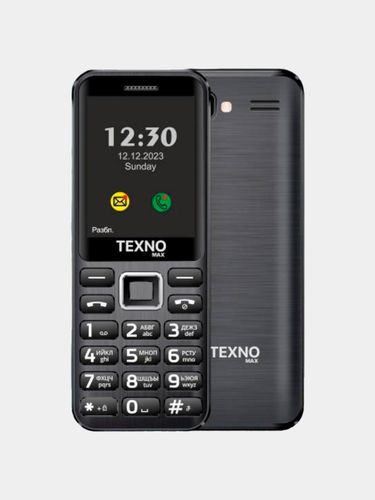 Телефон Texno Max 050, Черный