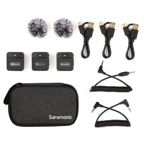 Беспроводной микрофон Saramonic Blink100 B2, Черный, купить недорого