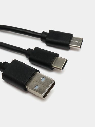 Кабель USB Type-C, 2 в 1 для зарядки джойстика PS5 и других гаджетов, купить недорого