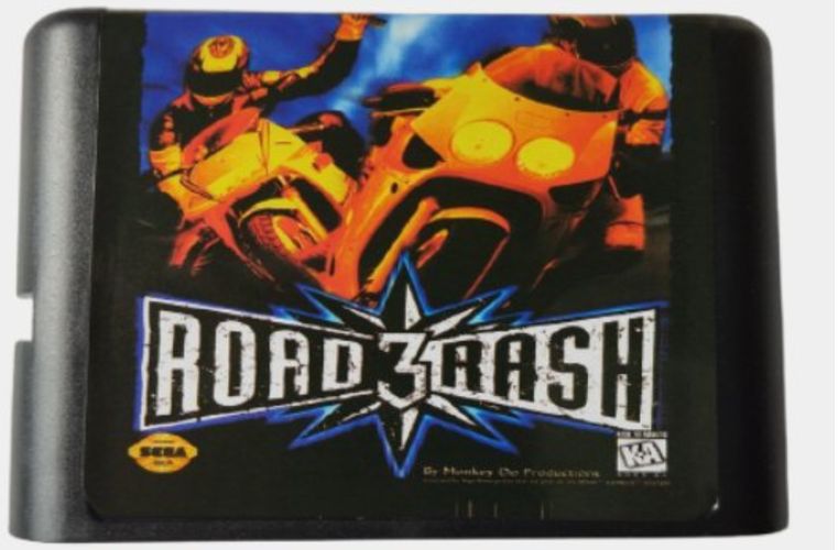 Картридж для игровой приставки Sega 16 bit Road Rash 3