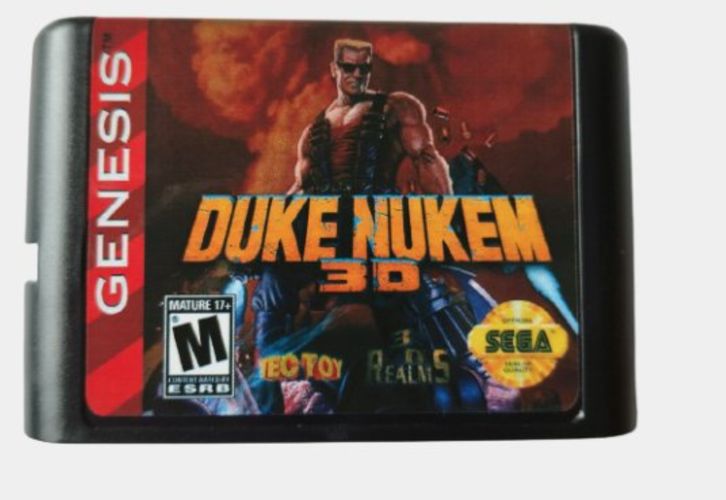 Картридж для игровой приставки Sega 16 bit Duke Nukem 3D