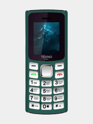 Телефон Texno Max 011S, Зеленый