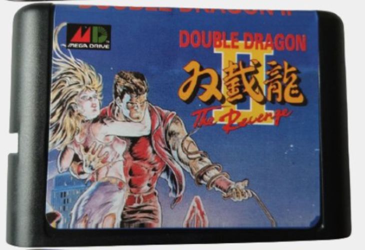 Картридж для игровой приставки Sega 16 bit Double Dragon 2