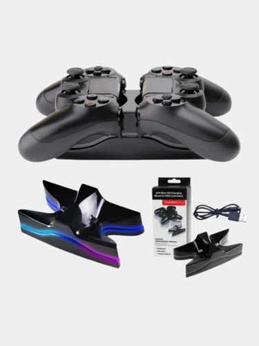 Двойная зарядная док-станция для Play Station PS4 Dual Shock