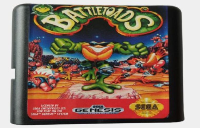 Картридж для игровой приставки Sega 16 bit Battletoads