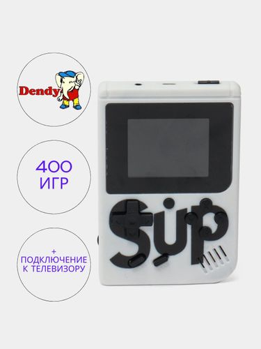 Портативная игровая приставка Sup Game Box Plus, Белый, купить недорого