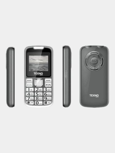 Телефон Texno Max 023, Серый, в Узбекистане
