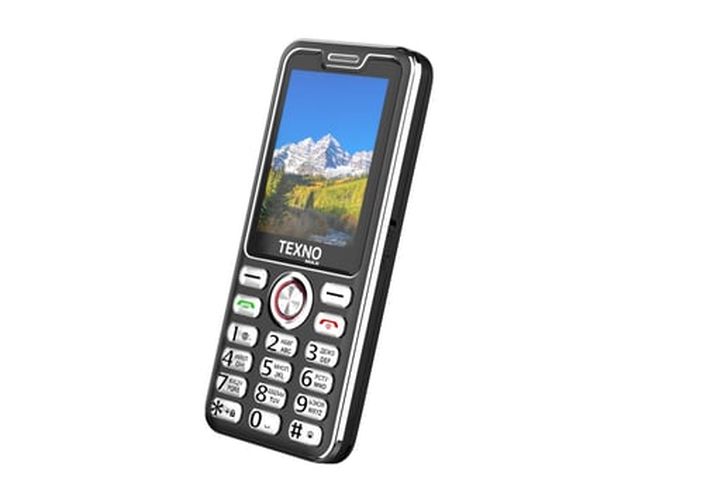 Telefon Texno Max 025, Qora