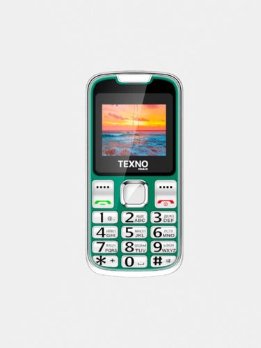 Телефон Texno Max 023, Зеленый, купить недорого