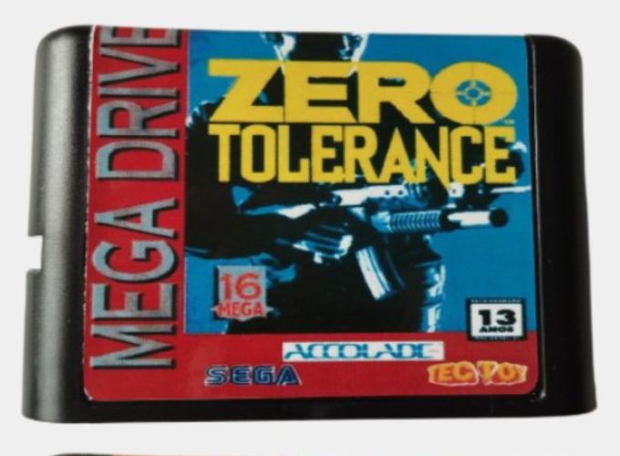 Картридж для игровой приставки Sega 16 bit Zero Tolerance