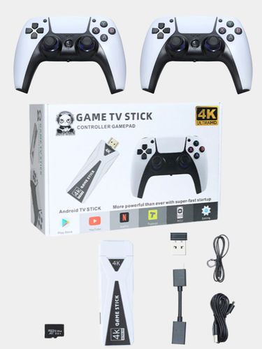 O‘yin pristavkasi Android Game TV Stick, oq