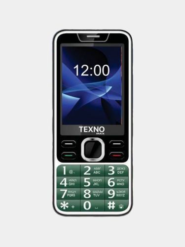Телефон Texno Max 024, Зеленый