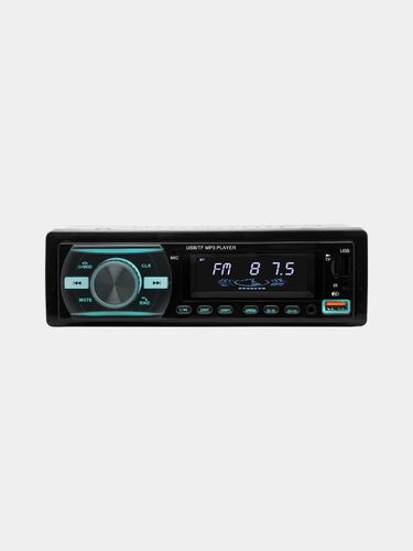 Автомагнитола MP3 AUX Bluethooth USB FM Radio TF, Черный, 39900000 UZS
