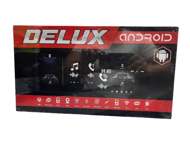 Монитор DELUX Андроид Tesla для Chevrolet Nexia 3, Черный, в Узбекистане