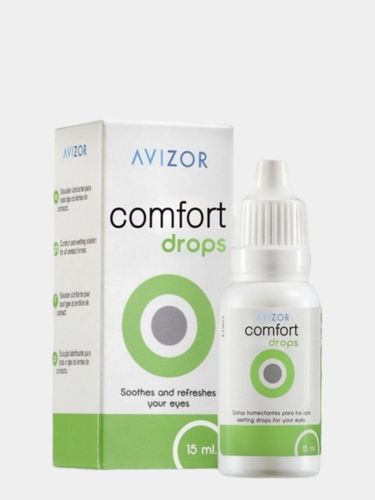 Капли увлажняющие и смазывающие Avizor Comfort Drops, 15 мл, в Узбекистане