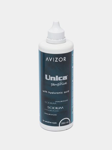 Kontakt linzalari uchun eritma Avizor Unica Sensitive, 100 ml