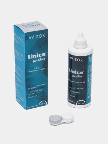 Kontakt linzalari eritmasi Avizor Unica Sensitive, 350 ml