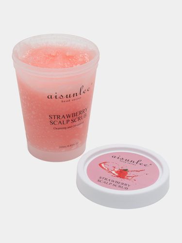 Скраб для волос и кожи головы Aisunlee Strawberry Scalp Scrub, 250 г, фото