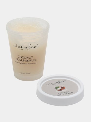 Soch va bosh terisi uchun skrab Aisunlee Coconut Scalp Scrub, 250 g