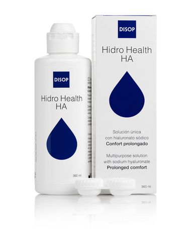 Kontakt linzalari uchun eritma Disop Hidro Health HA, 100 ml