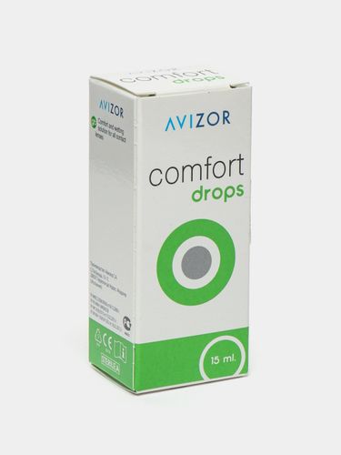 Капли увлажняющие и смазывающие Avizor Comfort Drops, 15 мл, купить недорого